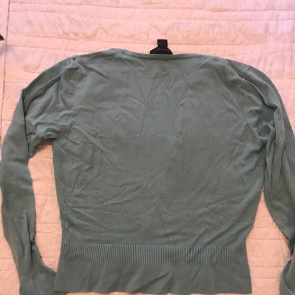 Mantles Cardigan Turquoise/Lt Blue - M - Picture 6 of 7